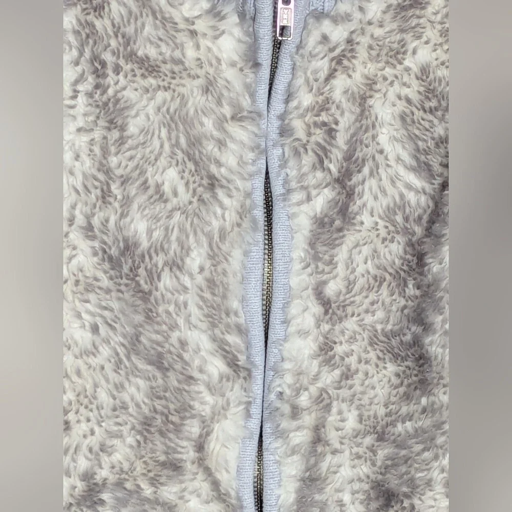 Gymboree Kids' (Size 5-6/Small) Furry Faux-Fur Full Zip-Up Vest